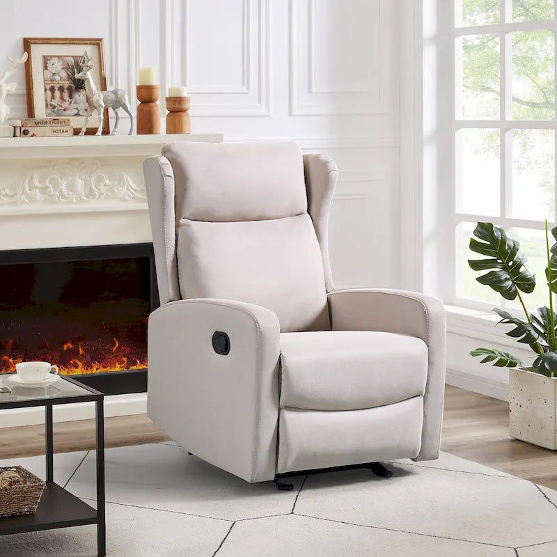 Rocking Recliner Chair for Living Room, Adjustable ern Recliner Chair, Recliner Sofa with Lumbar Support