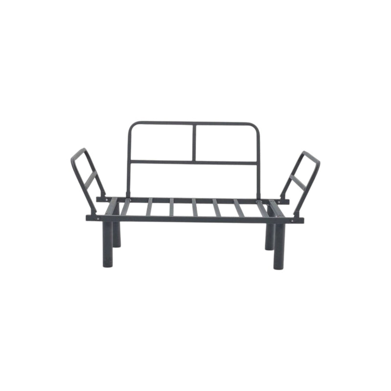 Metal Frame Loveseat With Removable Cushions