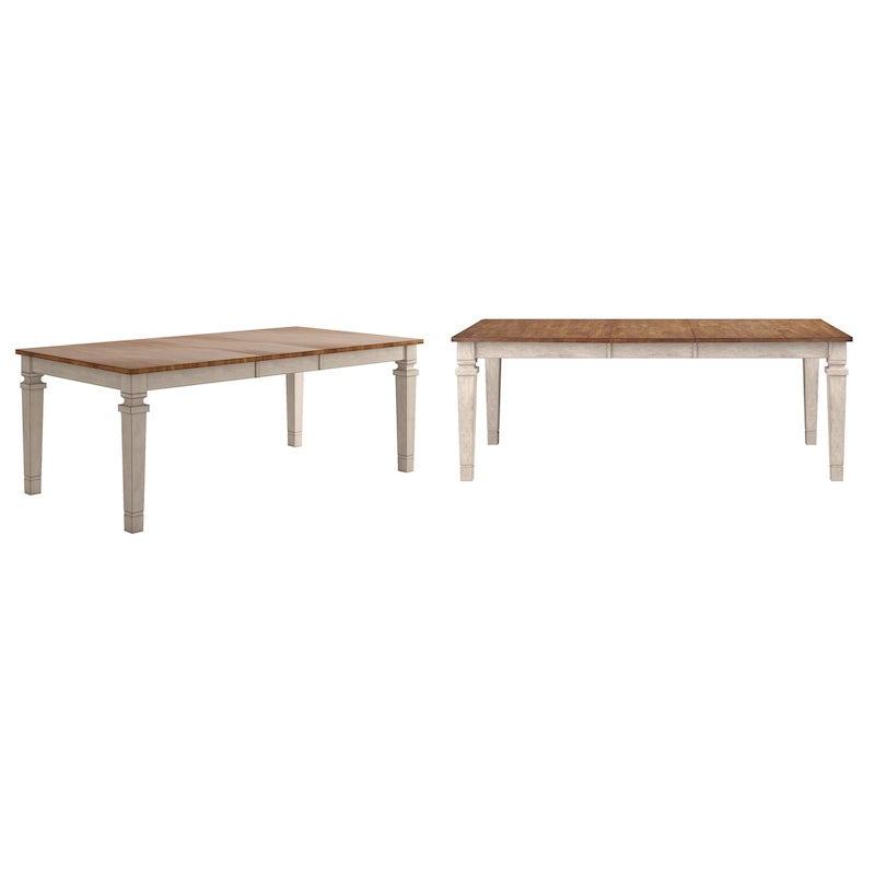 Solid Wood 64-82 Extendable Dining Table