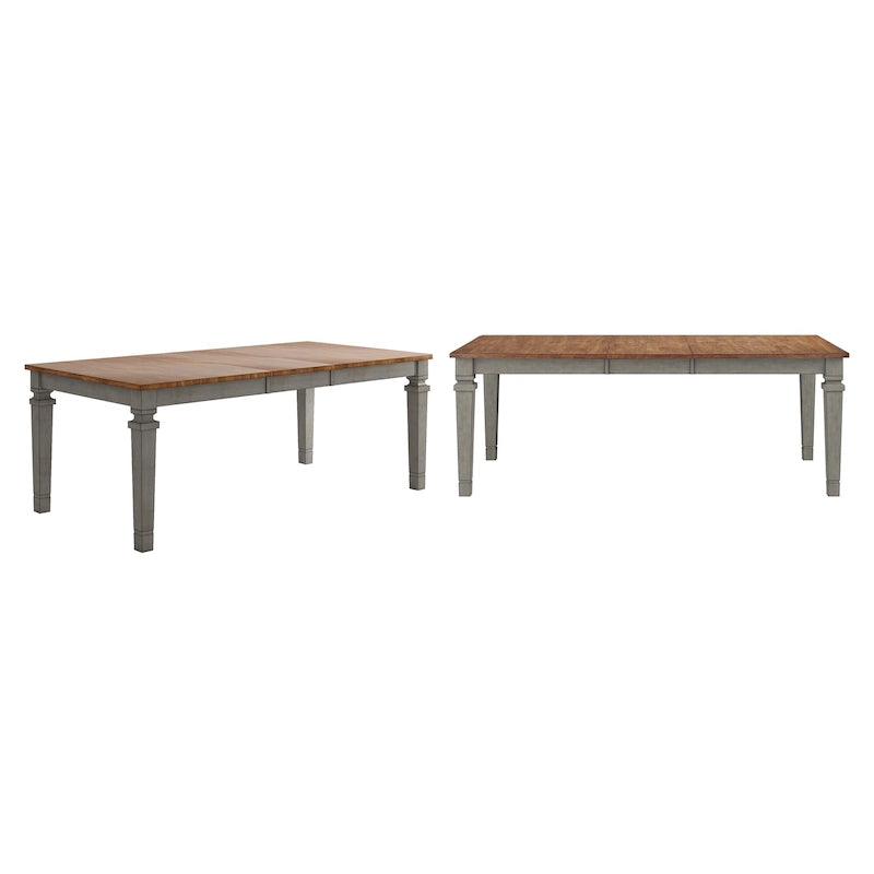 Solid Wood 64-82 Extendable Dining Table