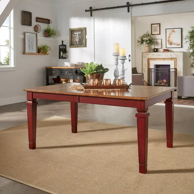 Solid Wood 64-82 Extendable Dining Table