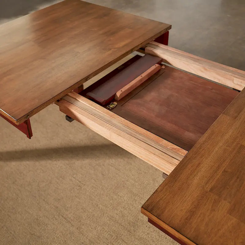 Solid Wood 64-82 Extendable Dining Table