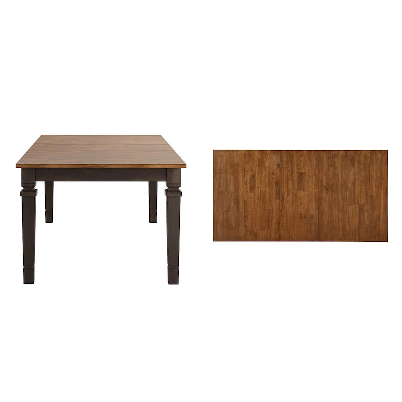 Solid Wood 64-82 Extendable Dining Table