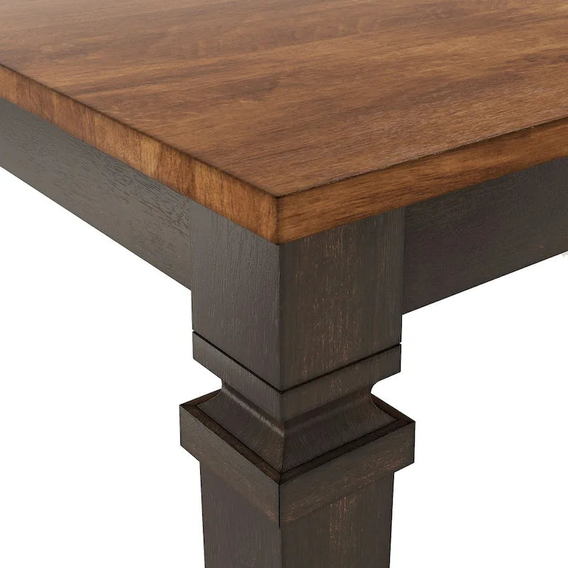 Solid Wood 64-82 Extendable Dining Table