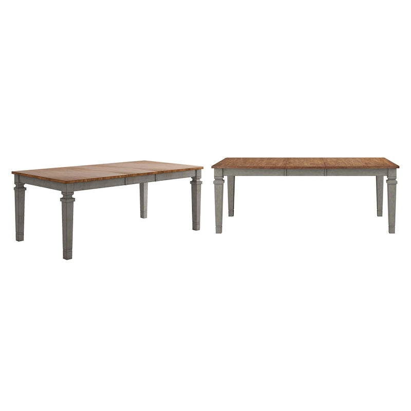 Solid Wood 64-82 Extendable Dining Table