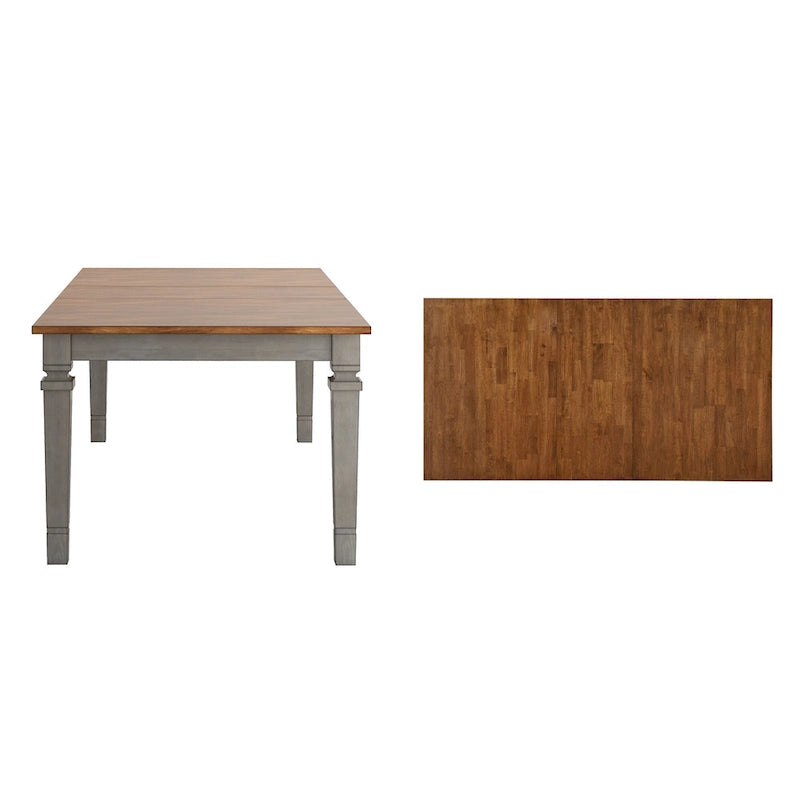 Solid Wood 64-82 Extendable Dining Table
