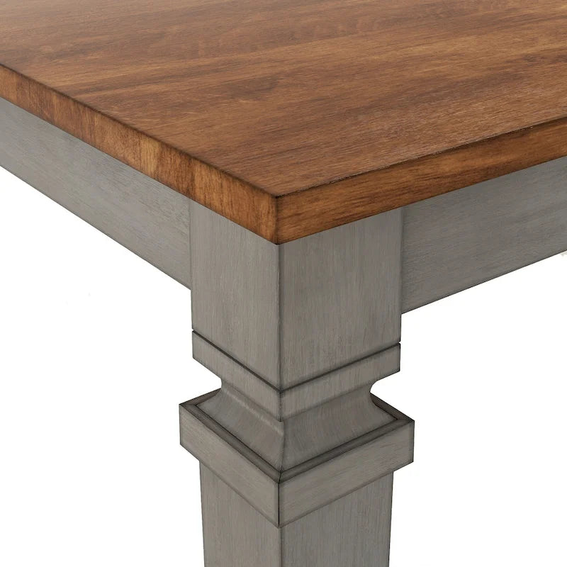 Solid Wood 64-82 Extendable Dining Table