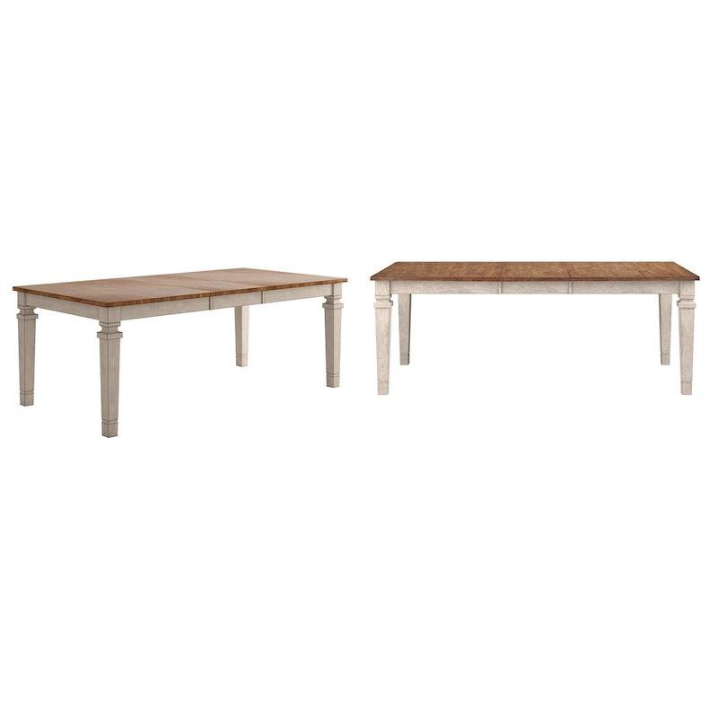 Solid Wood 64-82 Extendable Dining Table
