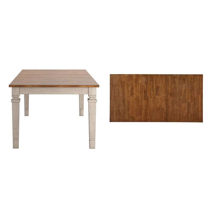 Solid Wood 64-82 Extendable Dining Table