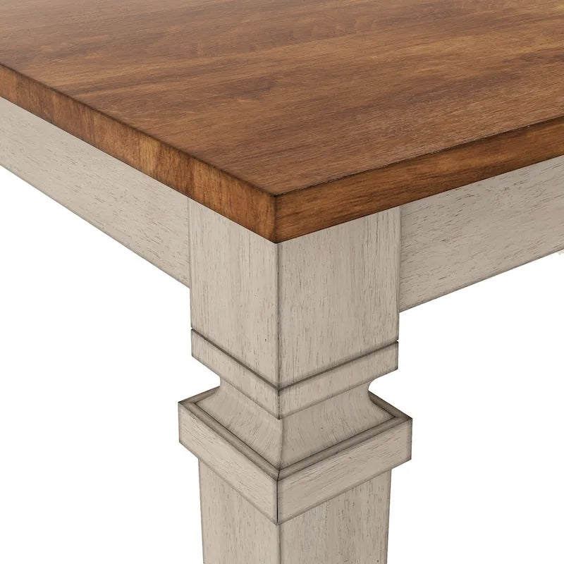 Solid Wood 64-82 Extendable Dining Table