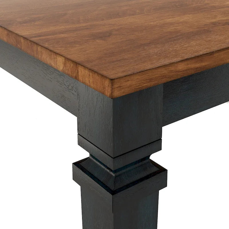 Solid Wood 64-82 Extendable Dining Table
