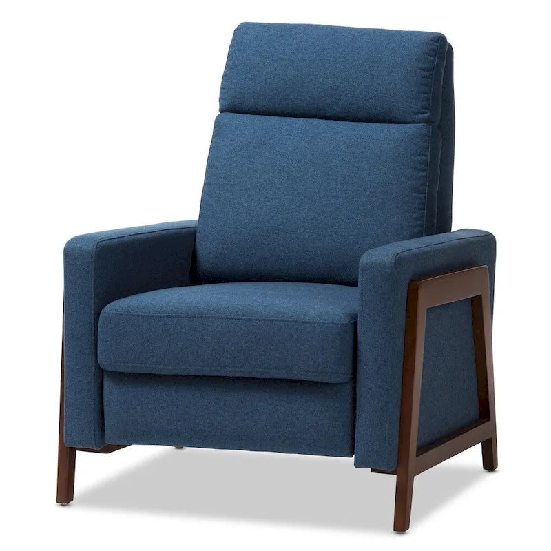 Mid-century Fabric Recliner by