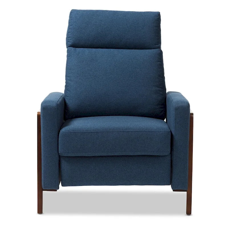Mid-century Fabric Recliner by