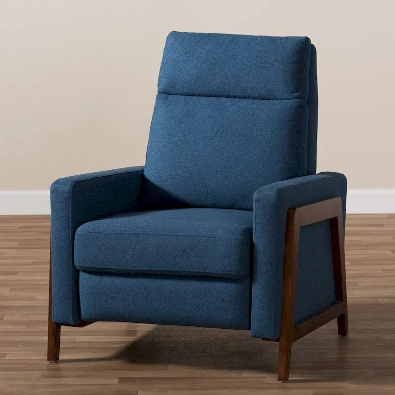 Mid-century Fabric Recliner by