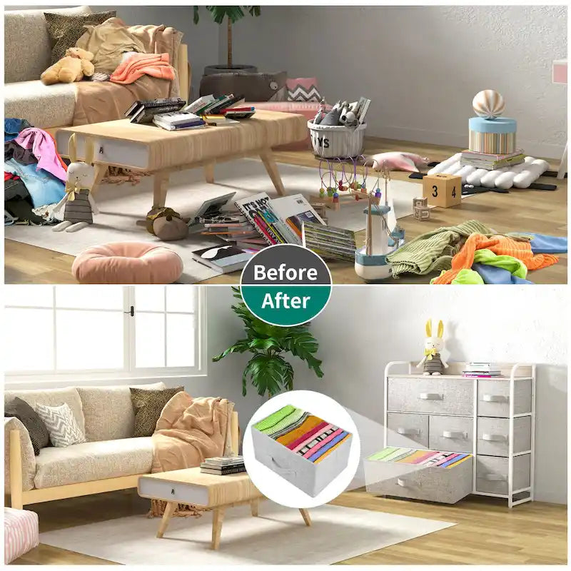 Multifunction 7 Drawers Furniture Storage Chest Grey 7-Drawer Dresser