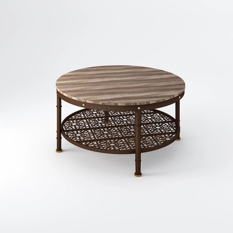 36 inches Round Coffee Table With Storage - 36*36*18 inches
