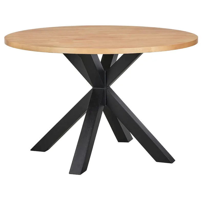 Cross Pedestal Dining Table