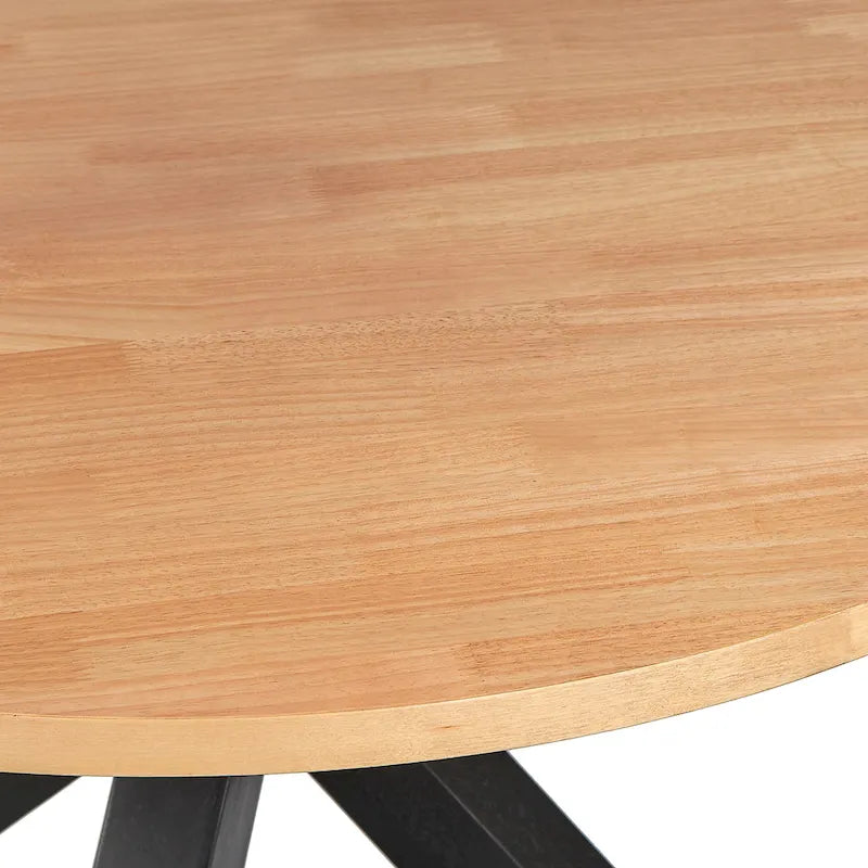 Cross Pedestal Dining Table