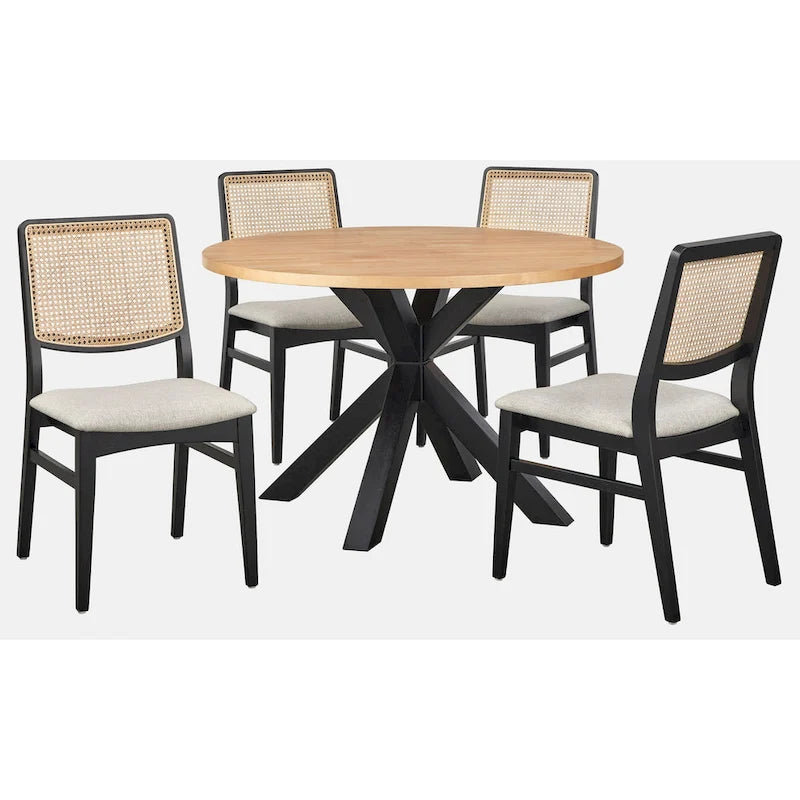 Cross Pedestal Dining Table