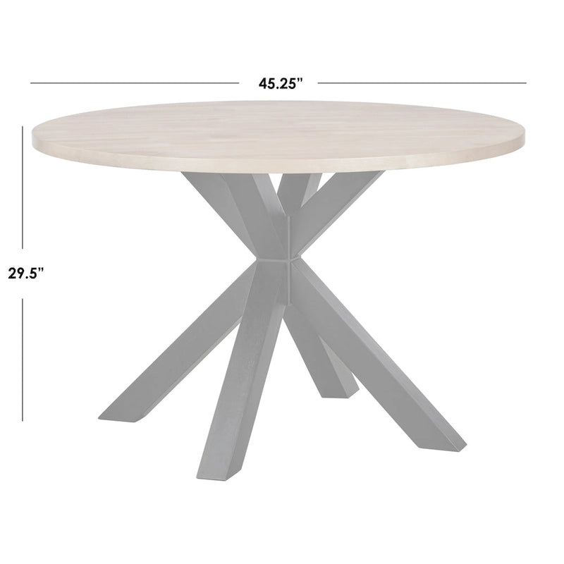 Cross Pedestal Dining Table