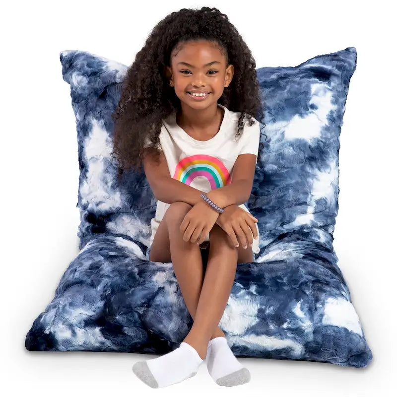 3.5 Foot Giant Decor Floor Pillow For Kids, Faux-Fur