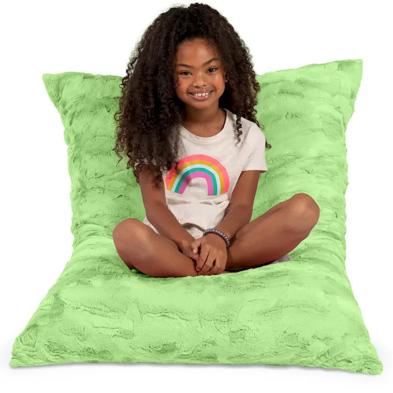 3.5 Foot Giant Decor Floor Pillow For Kids, Faux-Fur