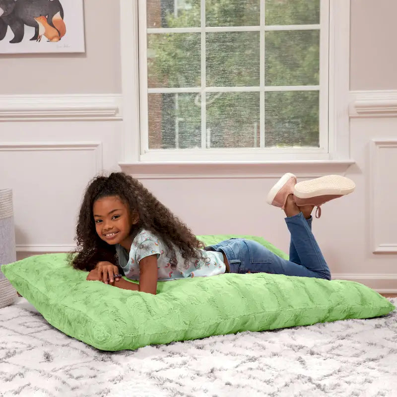 3.5 Foot Giant Decor Floor Pillow For Kids, Faux-Fur