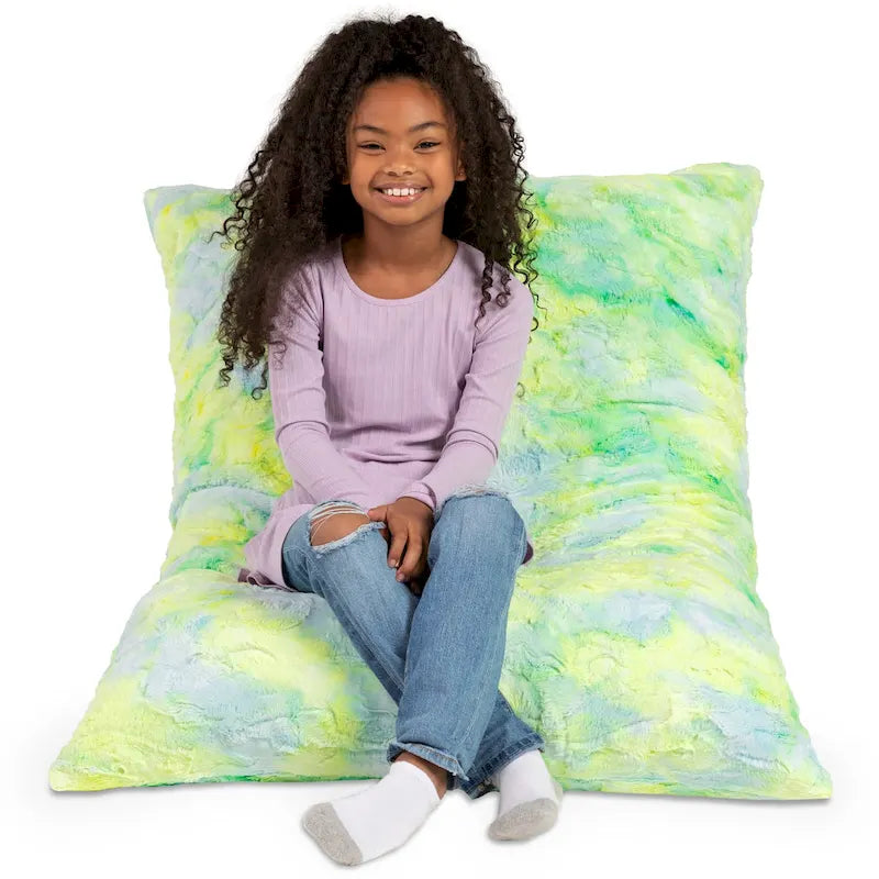 3.5 Foot Giant Decor Floor Pillow For Kids, Faux-Fur