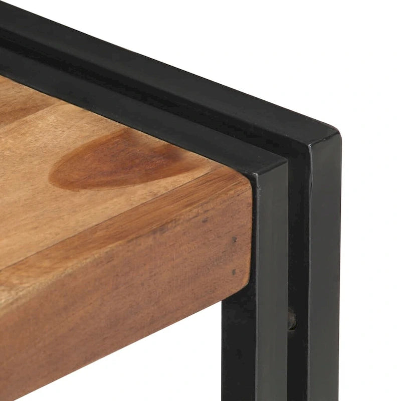 TV Stand 47.2x11.8x15.7 Solid Wood with Finish