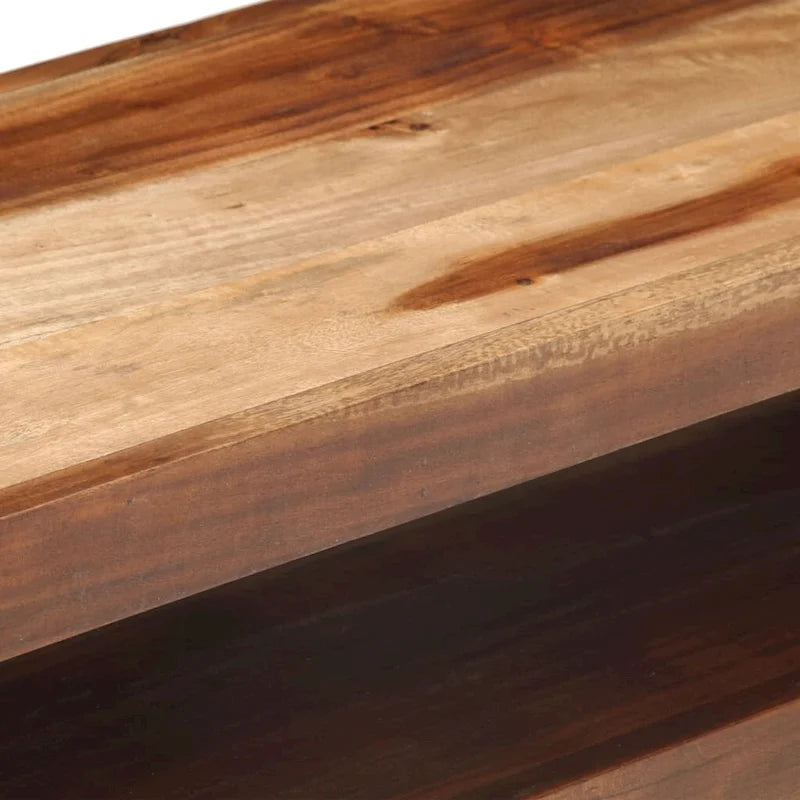 TV Stand 47.2x11.8x15.7 Solid Wood with Finish