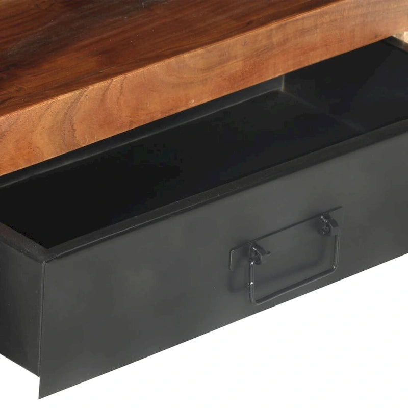 TV Stand 47.2x11.8x15.7 Solid Wood with Finish