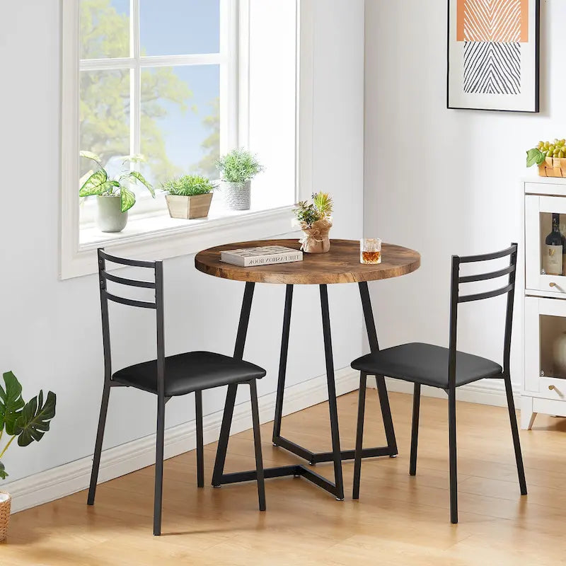 31.5 Round Dining Table ern Leisure Table with Metal Leg