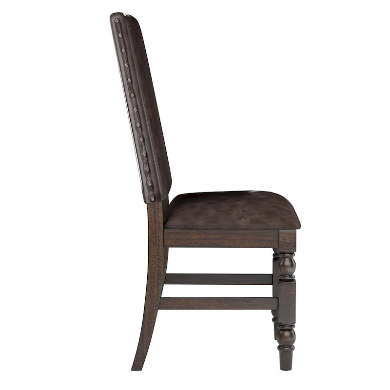 Nailhead Upholstered Dining Chairs (Set of 2) by