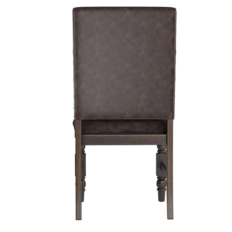 Nailhead Upholstered Dining Chairs (Set of 2) by