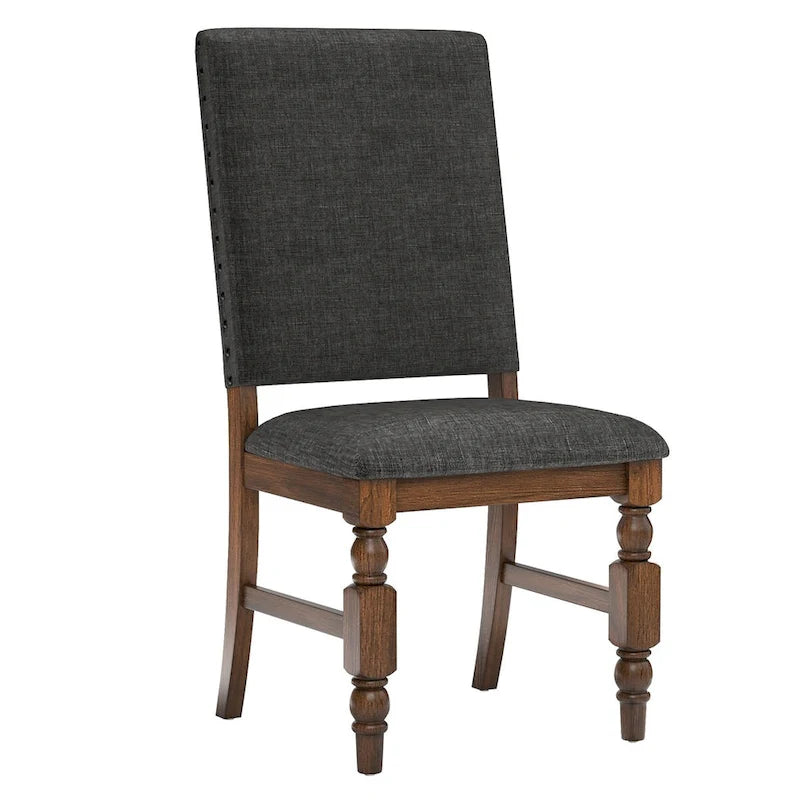Nailhead Upholstered Dining Chairs (Set of 2) by