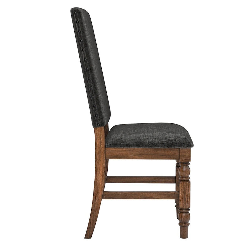Nailhead Upholstered Dining Chairs (Set of 2) by
