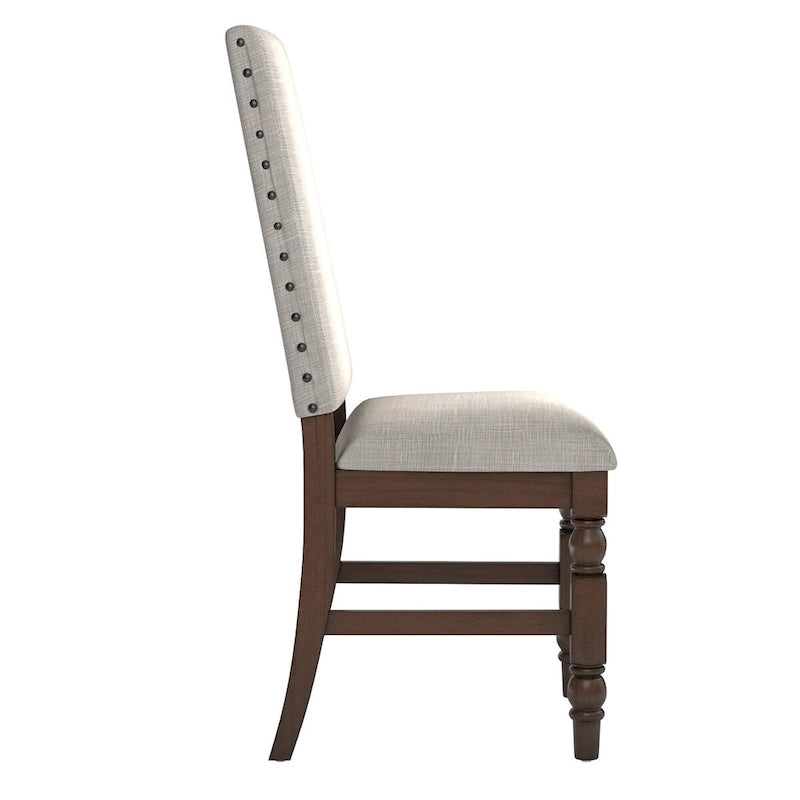Nailhead Upholstered Dining Chairs (Set of 2) by